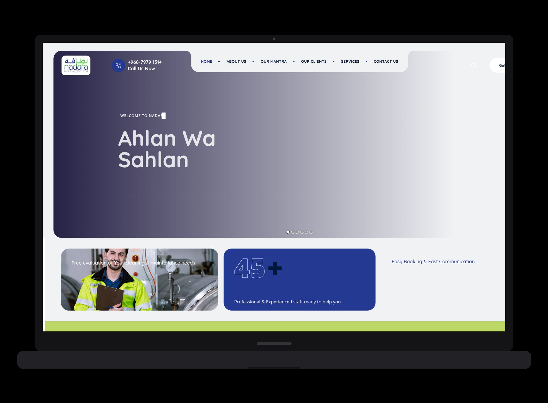 Nadafa Oman — Web project