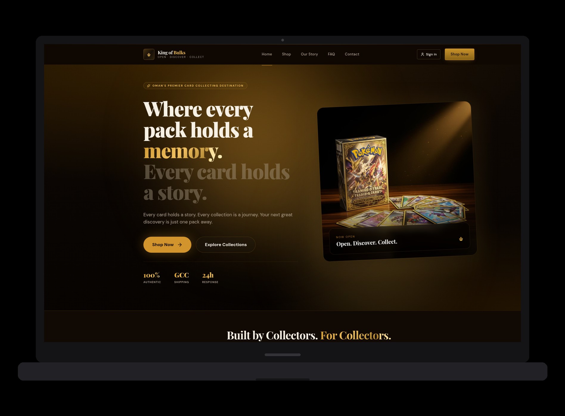King of Bulks — Web project